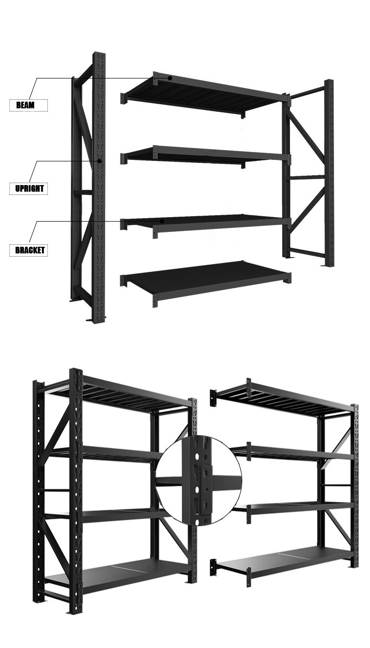 Customized Warehouse Shelves with 500-3000kg Capacity Per Layer