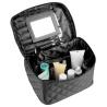 Buy cheap Large Embroidered black Cosmetic Bag-Monogram Cosmetic Bag-Personalized Cosmetic Bag-Bridesmaid Gift-Embroidered from wholesalers