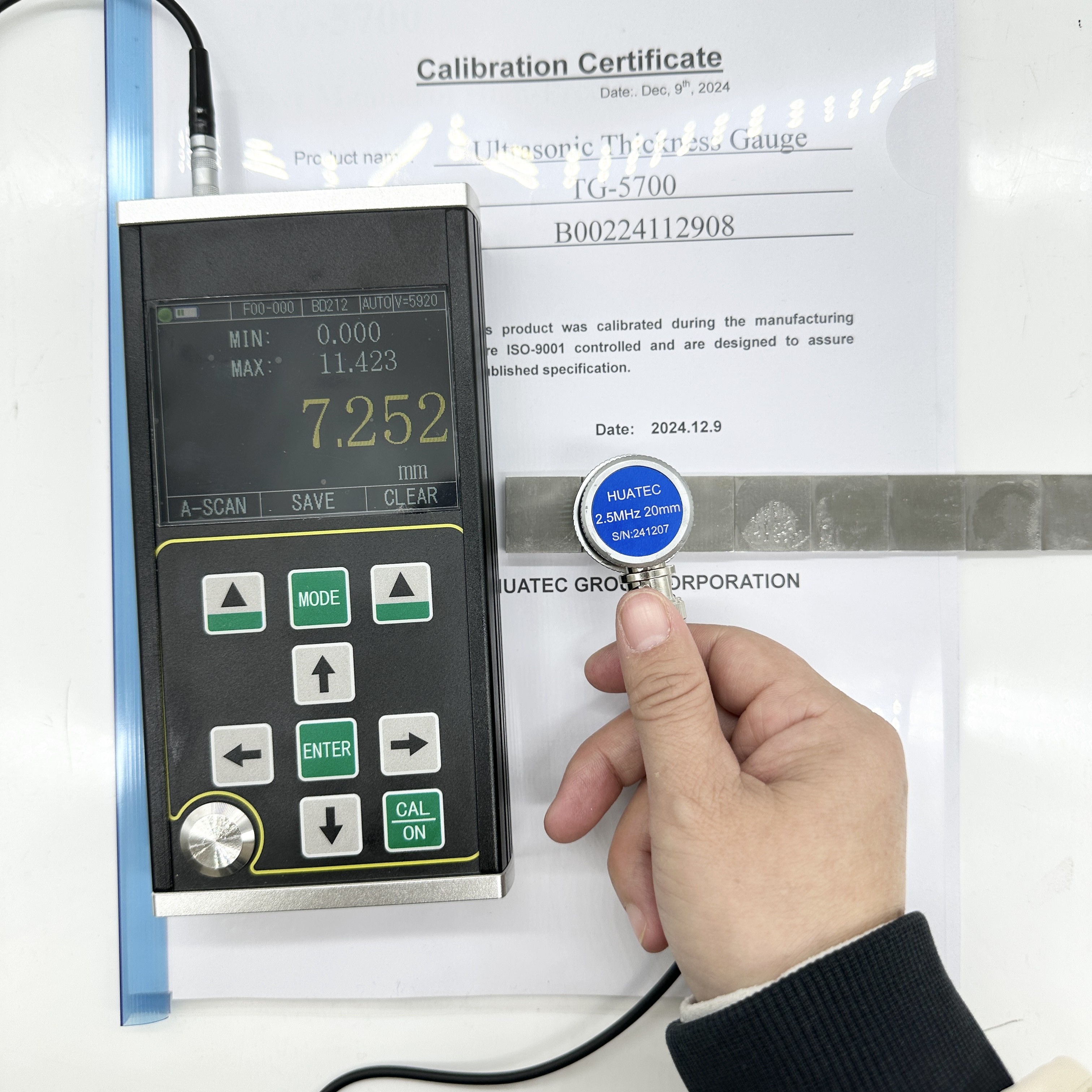TG-5710 A / B Scan Ultrasonic Thickness Gauge 0.100-1800mm Big Range