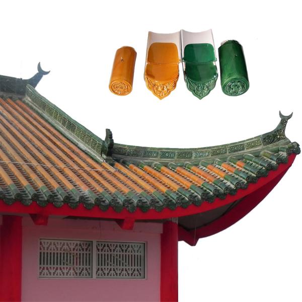 Buy cheap Clay burn roof tiles for Chinese temple restoration in Malaysia from wholesalers