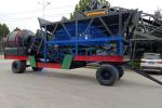 6m3×2 JZM750 Mobile Concrete Batching Plant With Drum Concrete Mixer