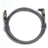 Buy cheap 90 Degree Optical Toslink Audio Cable OD5.0 Knited Rope For Soundbar 5M from wholesalers