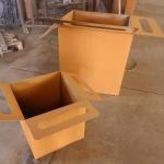 Modern Corten Steel Pot Indoor / Outdoor Usage Large Plant Pots