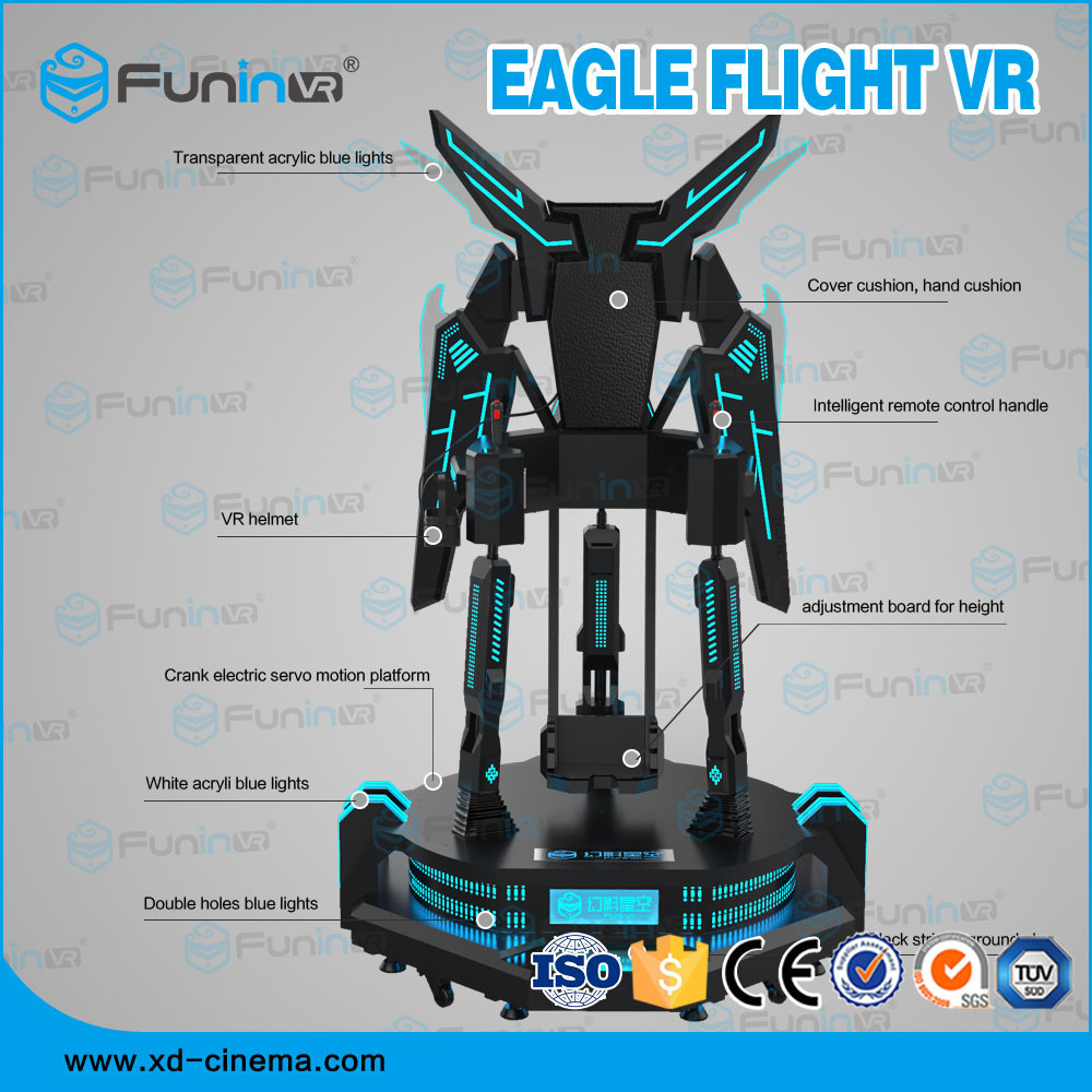 Zhuoyuan-12 Months Warranty 9D Vr Cinema Type Funinvr 9D Vr Eagle Flight VR game machine