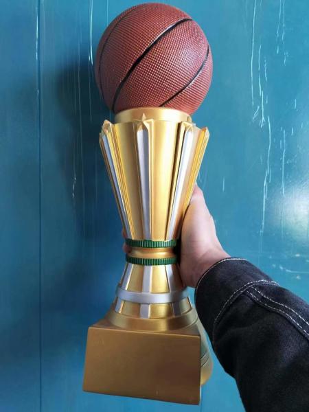 Buy cheap Sports Competition Resin Trophy With Customize Logo from wholesalers