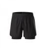 Buy cheap durable 90% Polyester Men'S Athletic Clothing Tight Fitting Gym Shorts With Lining from wholesalers