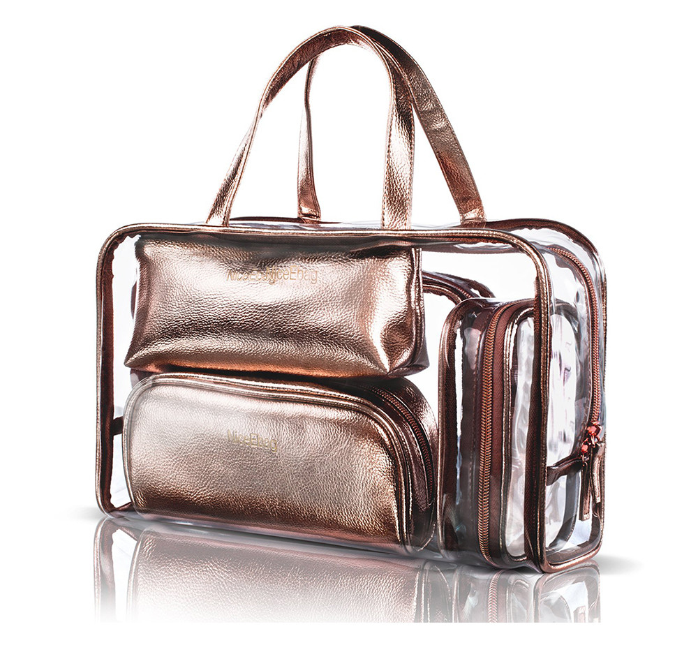Lightweight Zipper Closure 5 In 1 Beach Tote Bag For Women