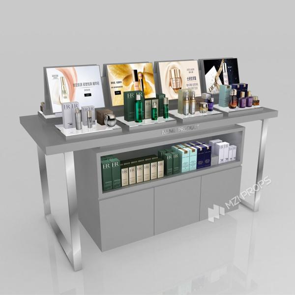 Buy cheap GDR06-CMM01 Beauty Display Stand with Compartmentalized Display Space and Luxurious Style for Mall Promotion Area from wholesalers