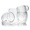 Buy cheap Empty Cappuccino Glasses Double Walled Insulated Glass Tumblers 350ml 650ml from wholesalers