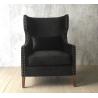 Buy cheap Fabric upholstery oak wood hotel lounge chair/single sofa/living room single sofa from wholesalers