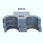 Black Metal Carbon Steel Plate For Stamping Machine Parts Side Plate Flame