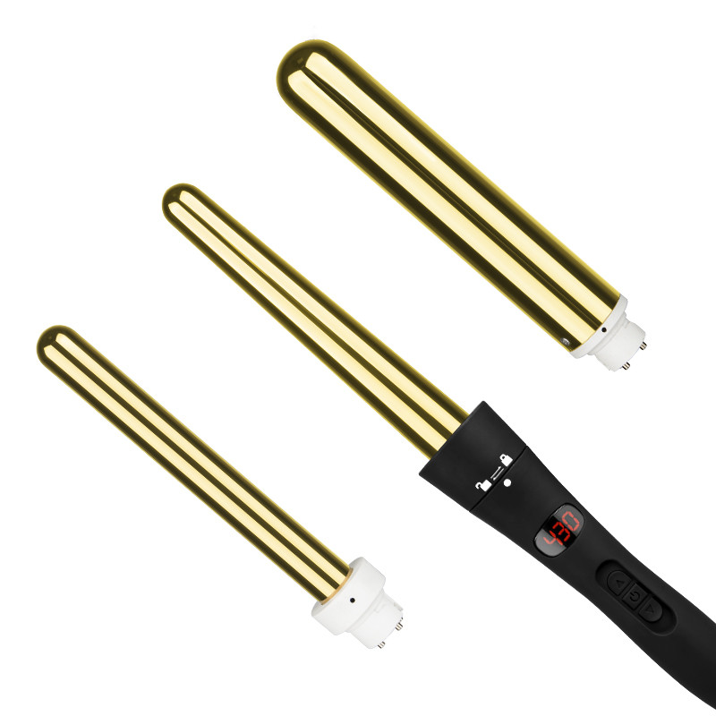 LCD Display Professional 3p Hair Curler 45W With CETL Certificate