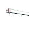 Buy cheap Square Heavy Curtain Rod Rings Strong Bearing Aluminum Curtain Track from wholesalers
