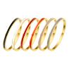 Buy cheap White Enamel Multi Color Hearts Girls Bangle Bracelet Ivy And Max Gold Finish from wholesalers