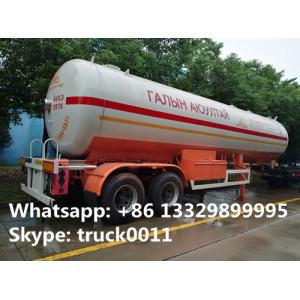 Buy cheap hot sale FUWA 2 axles 40500L propane gas trailer, best price FUWA/BPW double product