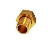 Buy cheap Lead Free Brass water meter union coupling Fittings CNC Machining from wholesalers