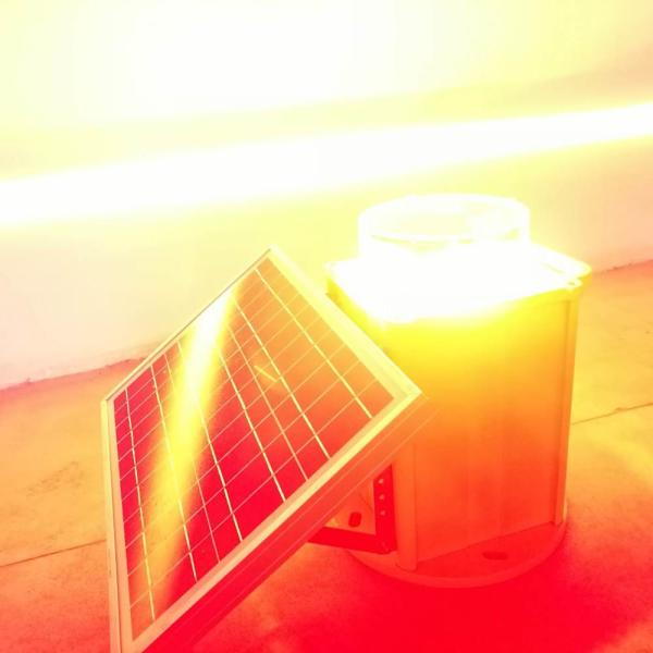 Buy cheap VRLA Battery Solar Aircraft Warning Light Medium Intenisty AWL 2000cd ICAO FAA L864 from wholesalers