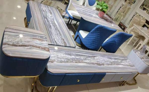 Buy cheap Artificial Marble Material Nordic Style Tv Stand , Coffee Table Tv Cabinet Set from wholesalers