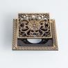 Buy cheap Brass Square Shower Drain Hair Catcher Archaize Carve Patterns from wholesalers