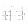 Buy cheap Mini SMP Bullet RF Adapter Connector Female to Mini SMP Female Straight from wholesalers