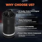 Durable Rear Air Suspension Spring Bags Airmatic Left Right Kits for Mercedes