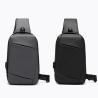 Buy cheap Black Gray 5L Shoulder Crossbody Mens Chest Sling Bag 0.53KG from wholesalers