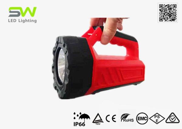 Buy cheap 1800 Lm Portable Rechargeable Spotlight With White Red Flood Beam from wholesalers