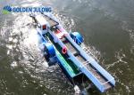 Water Surface Cleaning Aquatic Weed Harvesting Machine For River Environmental