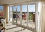 Aluminum Frame Commercial Aluminium Doors Tempered Glass Double Folding Durable