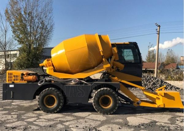 Buy cheap Self - Priming Ready Mix Mobile Concrete Mixer Truck Mini Concrete Transit Mixer from wholesalers