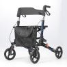 Buy cheap Supermarket Mobility Walking Aids Convenient Push Cart With Seat Basket from wholesalers