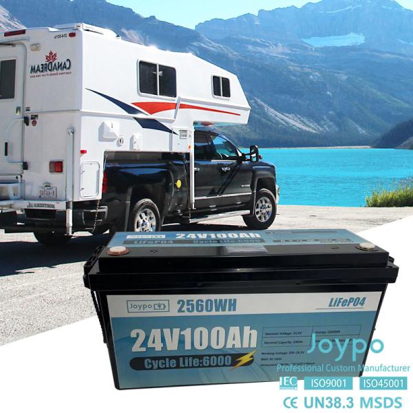 Buy cheap Deep Cycle Motorhome RV Lithium Battery 24V 100Ah 200Ah 300Ah LiFePO4 Battery from wholesalers