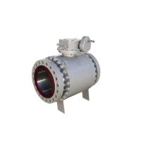 Buy cheap Straight Through 3 Piece Body Ball Valve , Trunnion Mounted Valve product