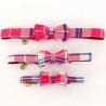 Buy cheap Soft Comfortable Cat Dog Collar With Cute Plaid Bowtie Large Size Neck 14.4"-22" from wholesalers