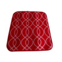 Buy cheap Stylish Modern Printed Dish Drying Mat , Red 16x18inch product