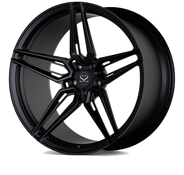 18"19"20"21" Gloss Black Alloy Wheels Face Aluminum For Luxury Car Painting