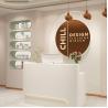 Buy cheap Stylistic Simplicity Curved Consulting Service Desk for Salon Nail Salon Clinic from wholesalers