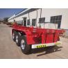 Buy cheap 3 axle 40ft skeleton semi trailers40ft container chassis trailer from wholesalers