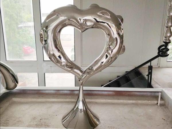 Buy cheap Polished Modern Stainless Steel Art Sculptures Metal Outdoor Decoration from wholesalers