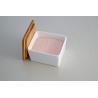 Buy cheap Formaldehyde Free Bamboo Salad Set , Ceramic Salt Box With Bamboo Lid from wholesalers