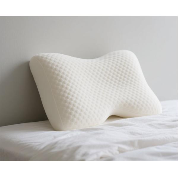 China School Edition Curved Memory Foam Pillow with Bamboo Fiber Cover on sale