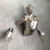 Buy cheap Human Hanging 3D Metal Wall Art Sculpture electroplate Customized from wholesalers