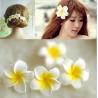 Buy cheap DIYPE foam artificial flowers artificial flower hairpin side clip wedding, frangipani from wholesalers