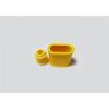 Buy cheap Shockproof Molded Silicone Parts Odorless , Yellow Silicone Tubing Connectors from wholesalers