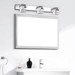 Nordic modern LED mirror front light simple bathroom light K9 crystal light(WH