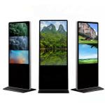 Office Free Floor Standing 55 Inch Digital Signage Display With Capacitive Touch
