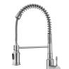 Buy cheap SUS304 18/10 Stainless Steel Brushed Nickel Pull Down Kitchen Faucet ODM from wholesalers
