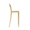 Buy cheap Hot sales Gold Stackable Stainless Steel frame Round back Armless Bar Chair Barstool from wholesalers