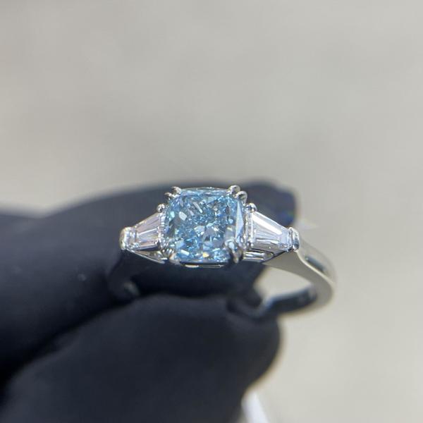 Buy cheap 1.13ct Cushion Cut Lab Grown Engagement Rings IGI from wholesalers