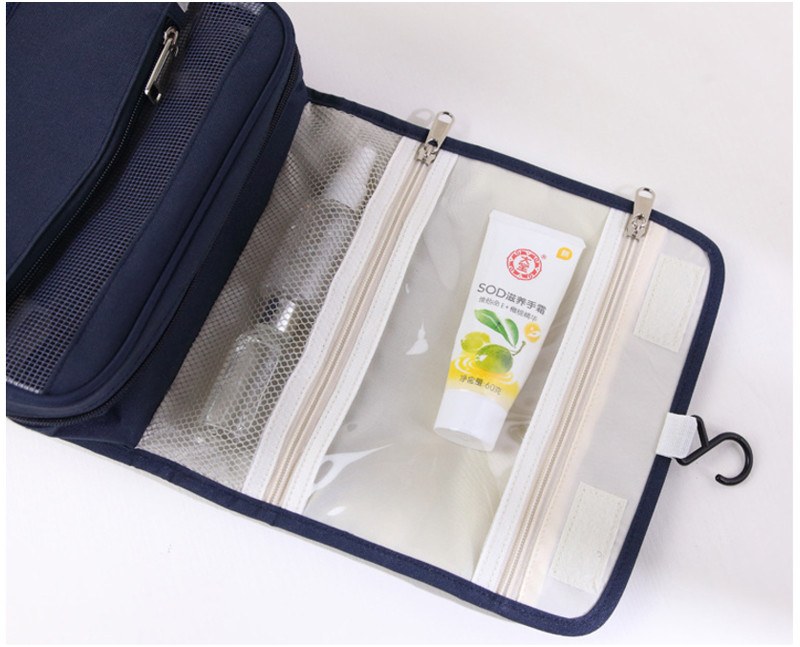 Lightweight Polyester Hanging Toiletry Travel Bag For Women